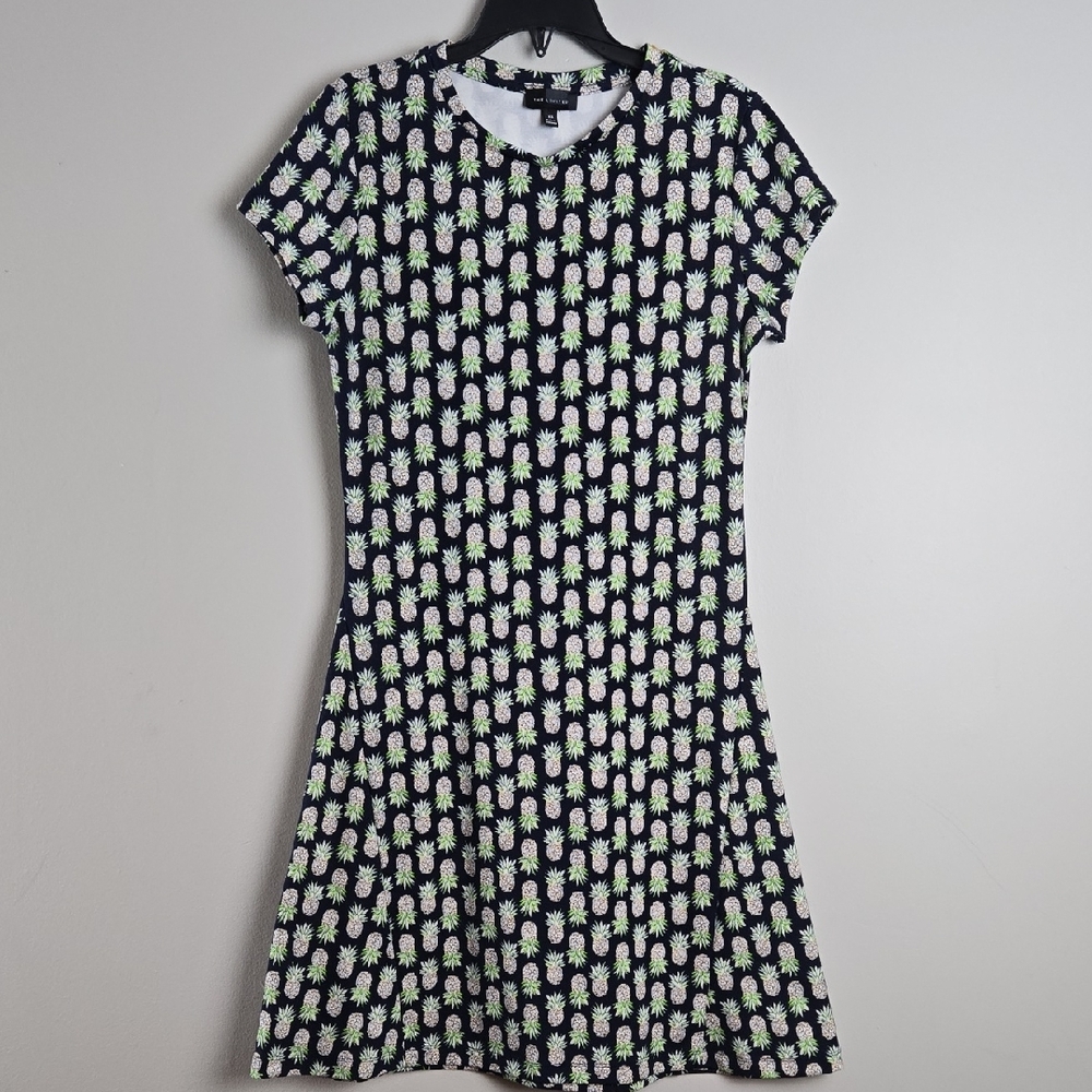 The Limited Black‎ and White A-Line Mini Dress